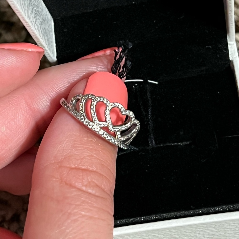 Princess hearts tiara ring